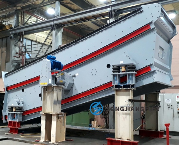 Air springs used in industrial vibrating screen equipment