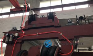 The Pneumatic Web Guiding System uses air springs for precise and responsive alignment.