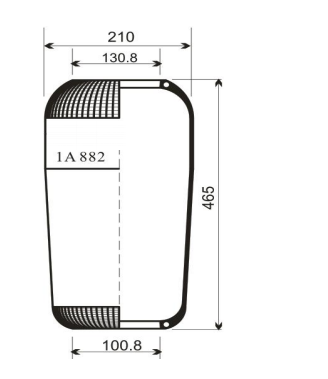 AV Series Trailer Air Spring